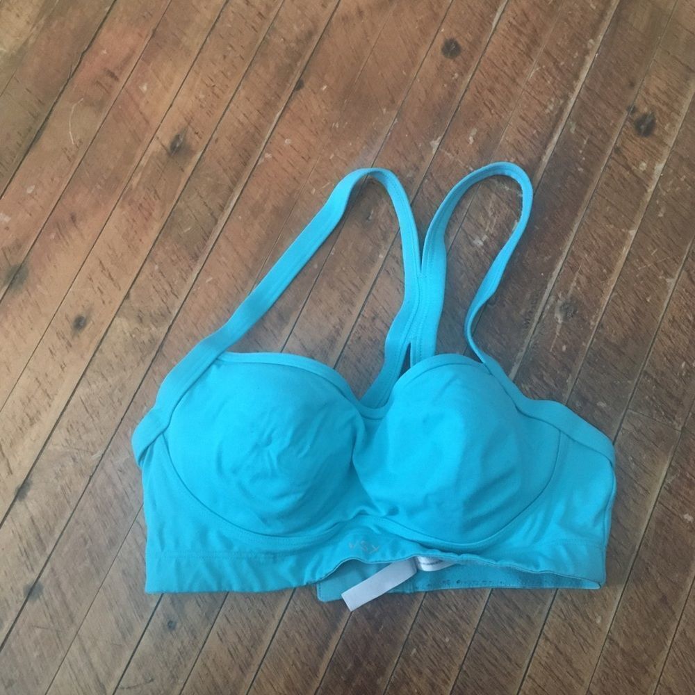 VSX Victoria’s Secret bright blue Y back sports bra